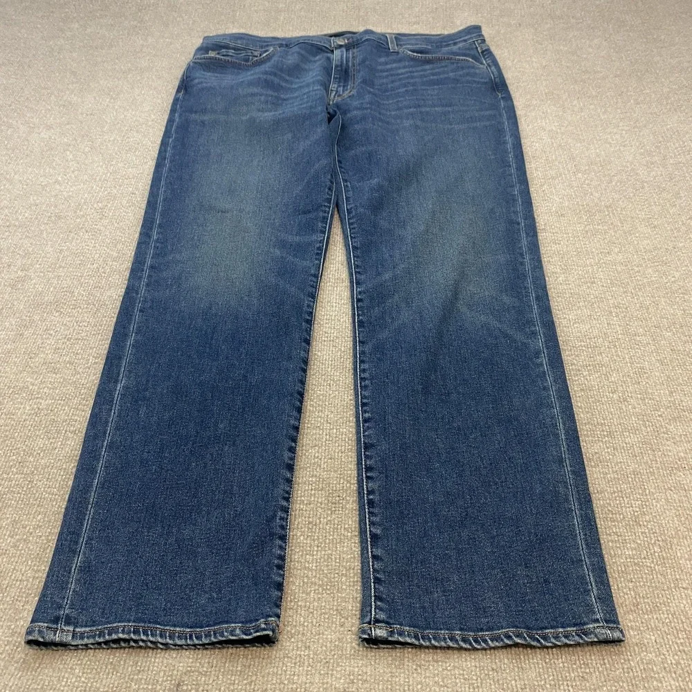 Joes Jeans Brixton Jeans Mens 40x32 Blue Medium Wash Slim Straight Stretch Denim